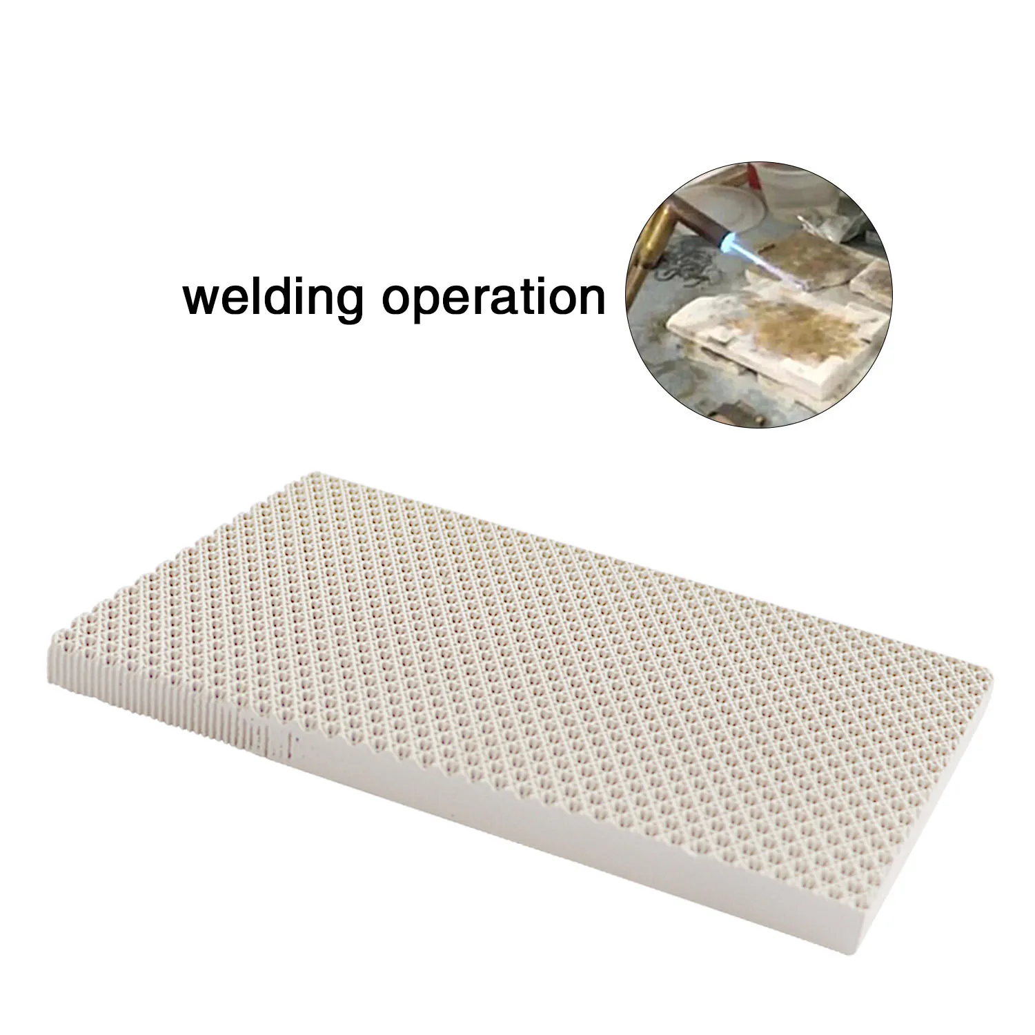 Top Trends: 1pc Refractory Bricks Fire Bricks Bronzing Silver Copper Metal Welding Jewelry Processing Heat Insulation Welding Plate Quartz Shoppable Styles