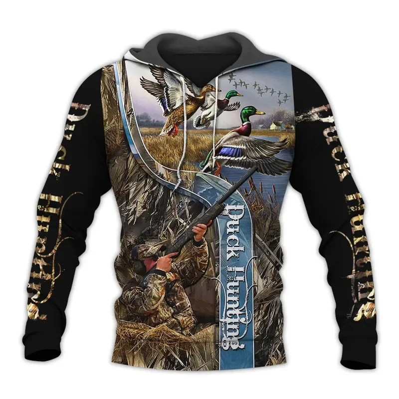 Top Trends: Beautiful Duck Hunting 3D All Over Printed Unisex Deluxe Hoodie Sweatshirt Pullover Casual Tracksuit Sudadera HombreYK13 Shoppable Styles