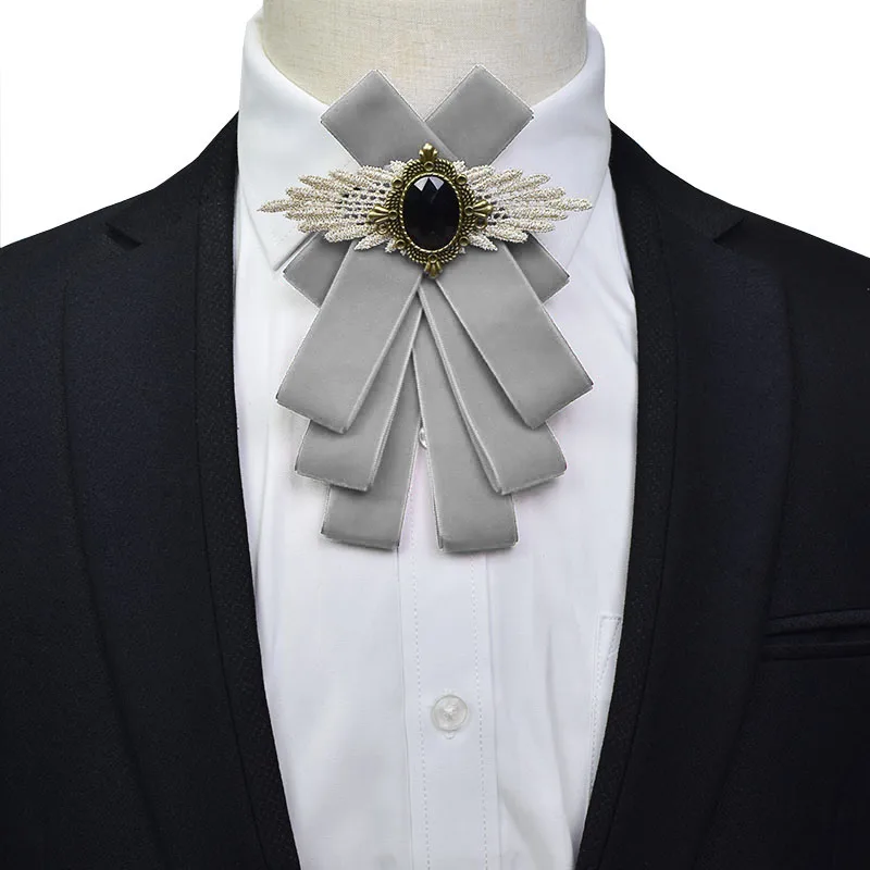 Top Trends: Vintage Velvet Bow Tie Fashion British Men's Women's Business Suit Collar Flowers Handmade Jewelry Men Wedding Accessories Gifts Shoppable Styles - Image 6