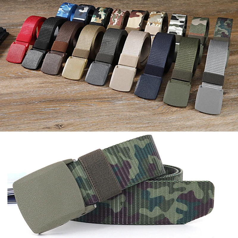 Top Trends: 110 / 120 / 130 / 140 / 150 / 160 / 170cm Camo Military Tactical Belts Casual Jeans Accessories Branded Sports Outdoor Belts For Men Women Shoppable Styles