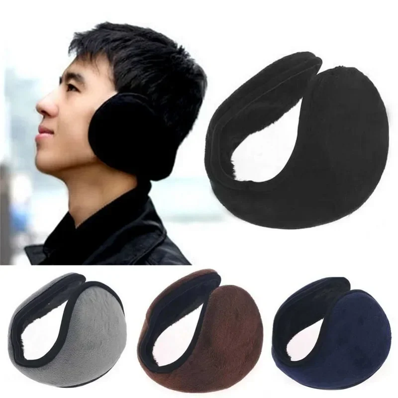 Top Trends: Winter Thicken Fur Earmuffs Men Women Outdoor Cycling Skiing Warm Plush Ear Cover Soft Windproof Black Ear Muffs Protector Gifts Shoppable Styles