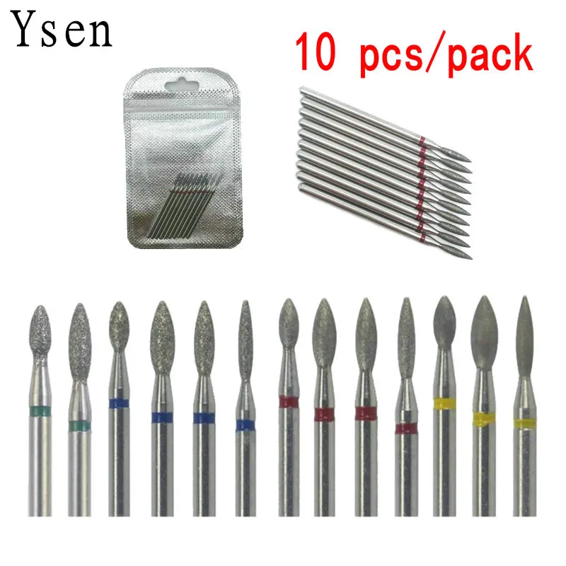 Top Trends: 10 Pcs / pack Nail Diamond Drill Bits Set Nail Art Dead Skin Cleaning Drill Bit Nail Remover Drill Bits Nail Drilling Tools Set Shoppable Styles