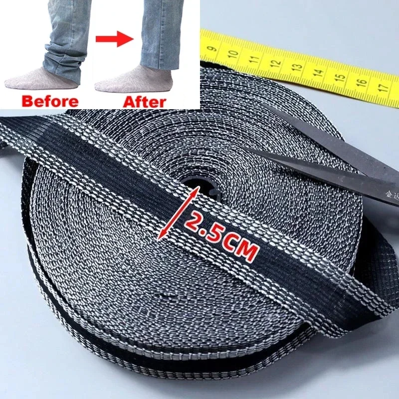 Top Trends: 1 / 5M Pants Edge Shorten Paste Self-Adhesive Pants Hem Iron-on Hemming Tape Jeans Pants DIY Sewing Free Trousers Fabric Patch Shoppable Styles - Image 3