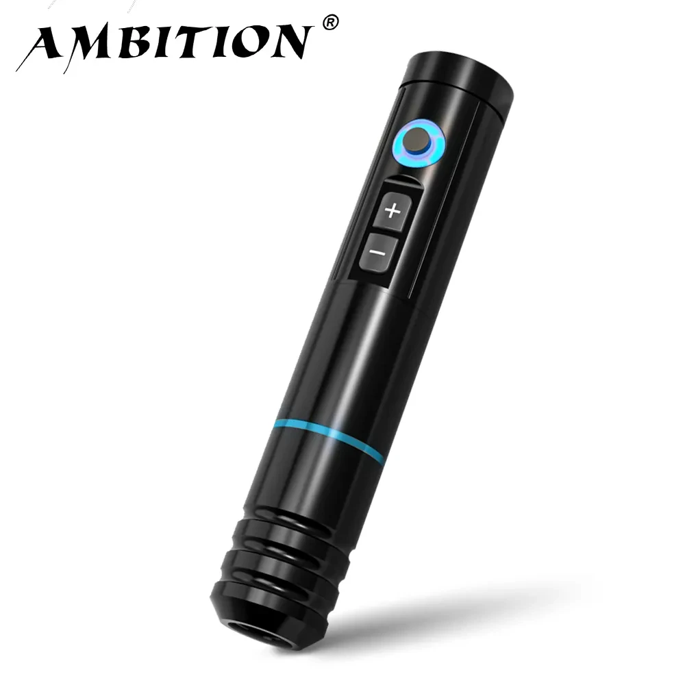 Top Trends: Ambition NINJA RS Portable Wireless Tattoo Machine Pen 3.5mm Stroke Battery Capacity 800mah Permanent Makeup Universal Needles Shoppable Styles