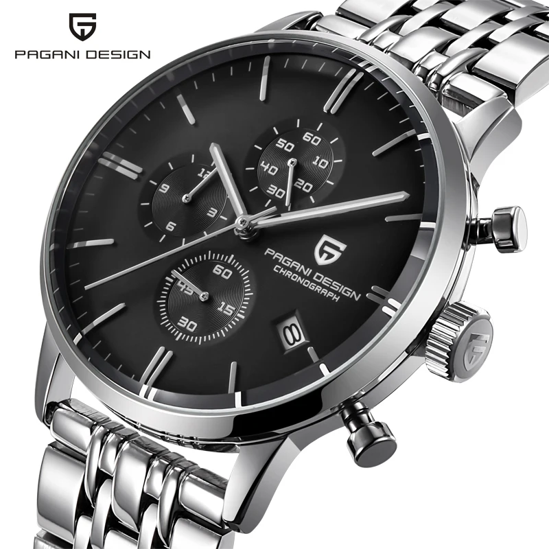 Top Trends: 2023 PAGANI DESIGN 2720K Men Quartz Watch Japanese VK67 Movement Stainless Steel Waterproof Chronograph Watch Relogio Masculino Shoppable Styles