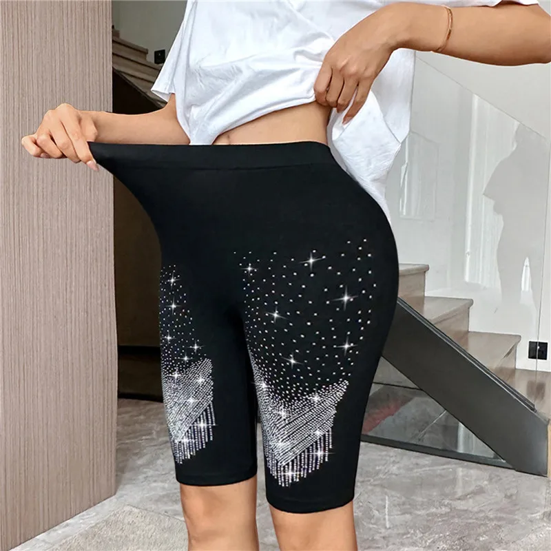 Top Trends: Women Thin Fitness Short Pants Ladies High-Waist Summer Shorts Bottom Biker Cycling Shorts Bodycon Streetwear Female Clothing Shoppable Styles