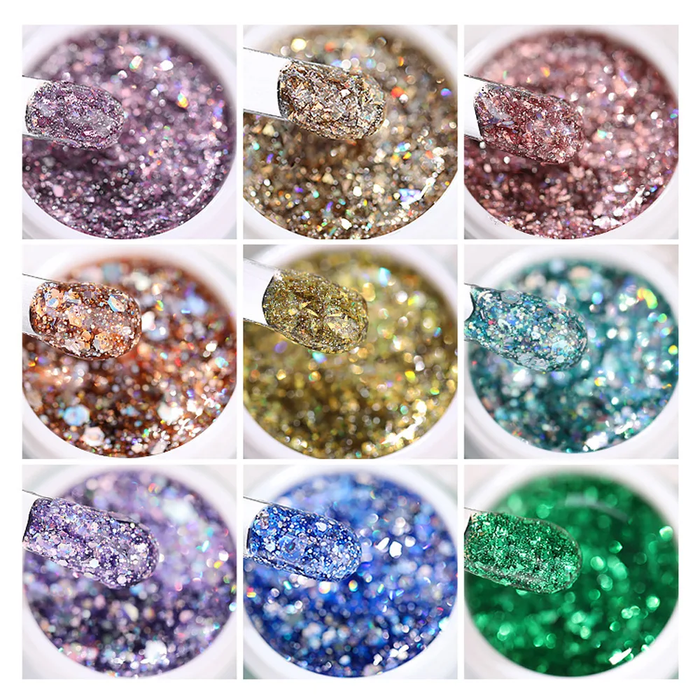 Top Trends: 30ml Nail Blending UV Gel Soak Off UV LED System Mixing Gel For All Kinds Nail Art Glitter Sequin Manicure Mix Blend Gel Varnish Shoppable Styles - Image 2