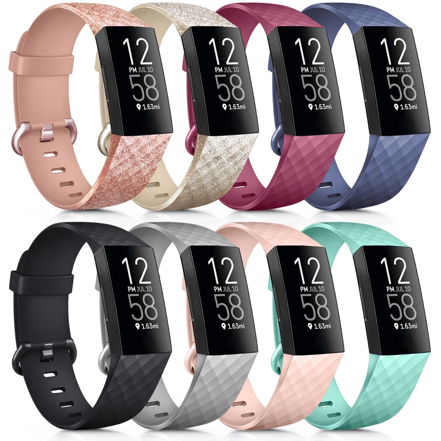 Top Trends: Silicone Strap Bands For Fitbit Charge 4 Fitbit Charge 3 SE Bracelet Replacement Wristbands For Charge 4 Smartwatch Accessories Shoppable Styles