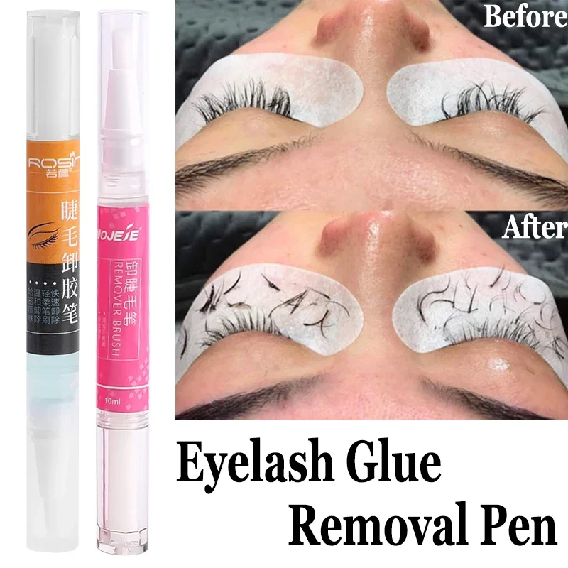 Top Trends: 10ML Eyelash Glue Remover Professional Non-irritating Transparent Semi Permanent Quick Drying Eyelash Extension Makeup Remover Shoppable Styles