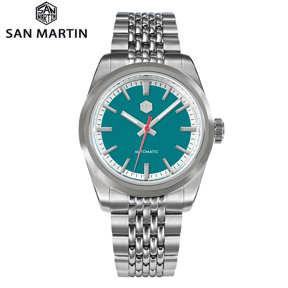 Top Trends: San Martin 37mm Men Watch SN0106 NH35 Automatic Mechanical Movement Watches Luxury Sapphire Luminous Waterproof 200m Wristwatch Shoppable Styles