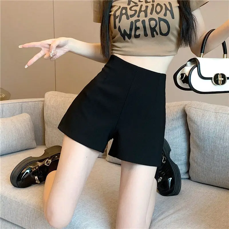 Top Trends: Women's Shorts Mini Nylon Tight Wide Booty Skinny Sexy Short Pants For Woman To Wear Kawaii Cute Design Outfits Trend 2023 XL Shoppable Styles - Image 4