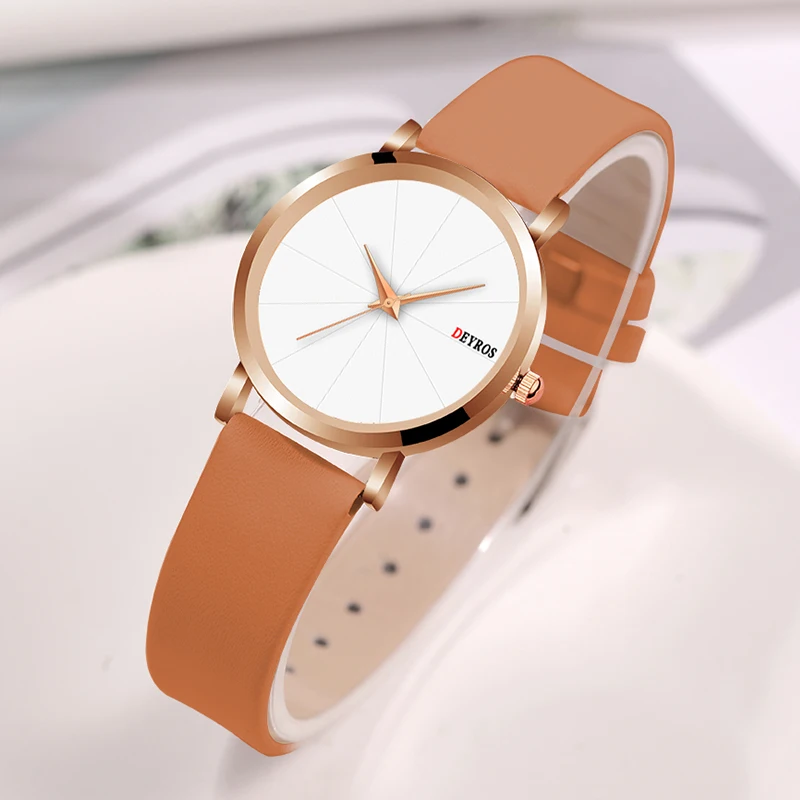 Top Trends: Casual Fashion Watch For Women Female Minimalist Style Leather Belt Wristwatches Luxury Ladies Watch Wrist Watches For Women Shoppable Styles