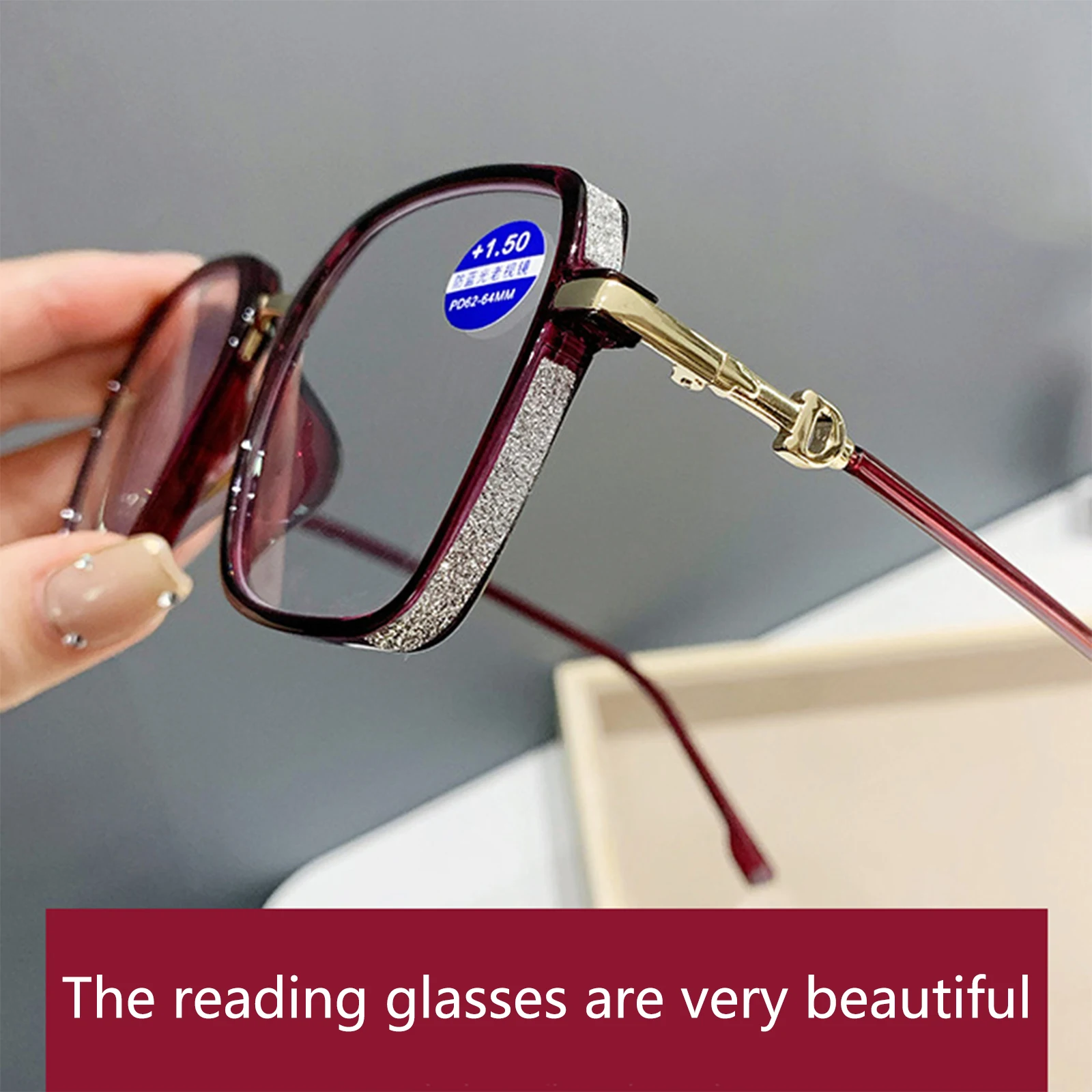 Top Trends: Shatar Reading Glasses Anti Blue Light High Grade Comfortable Elegant Temperament Presbyopia Glasses For Men And Women Shoppable Styles