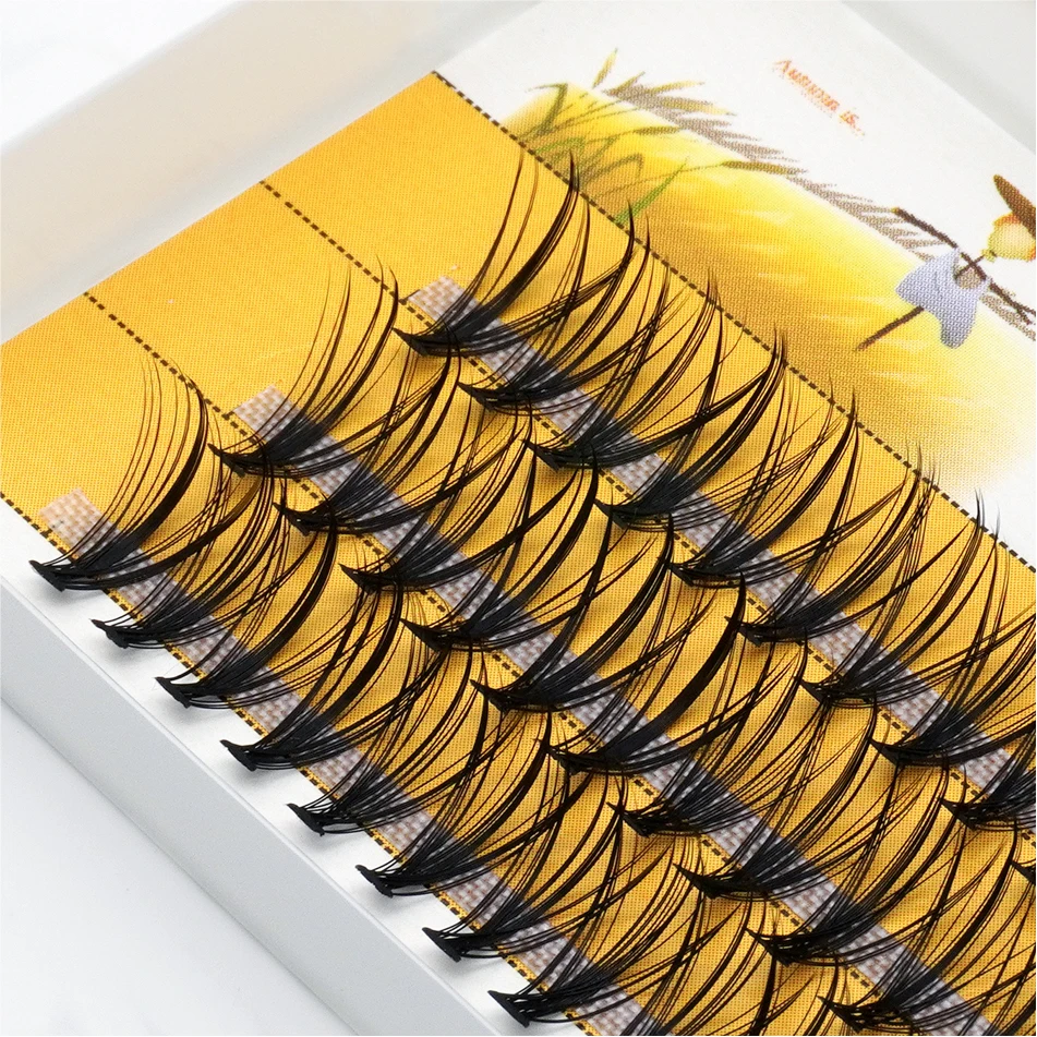 Top Trends: Anlinnet 20D Mink Lashes 60 Bundles / Box Natural Thick Lash DIY Single Lash For Individual Eyelash Cluster Makeup Extension Shoppable Styles