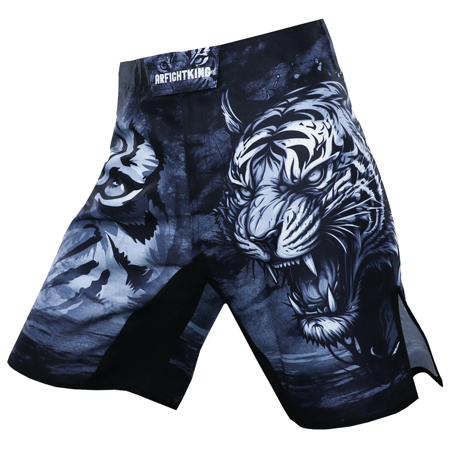 Top Trends: Black Tiger MMA Polyester Quick Dried XXS-XL Size Fighter Boxing Thai Boxing Training Jujitsu Mixed Martial Arts 5 Minute Shorts Shoppable Styles - Image 2