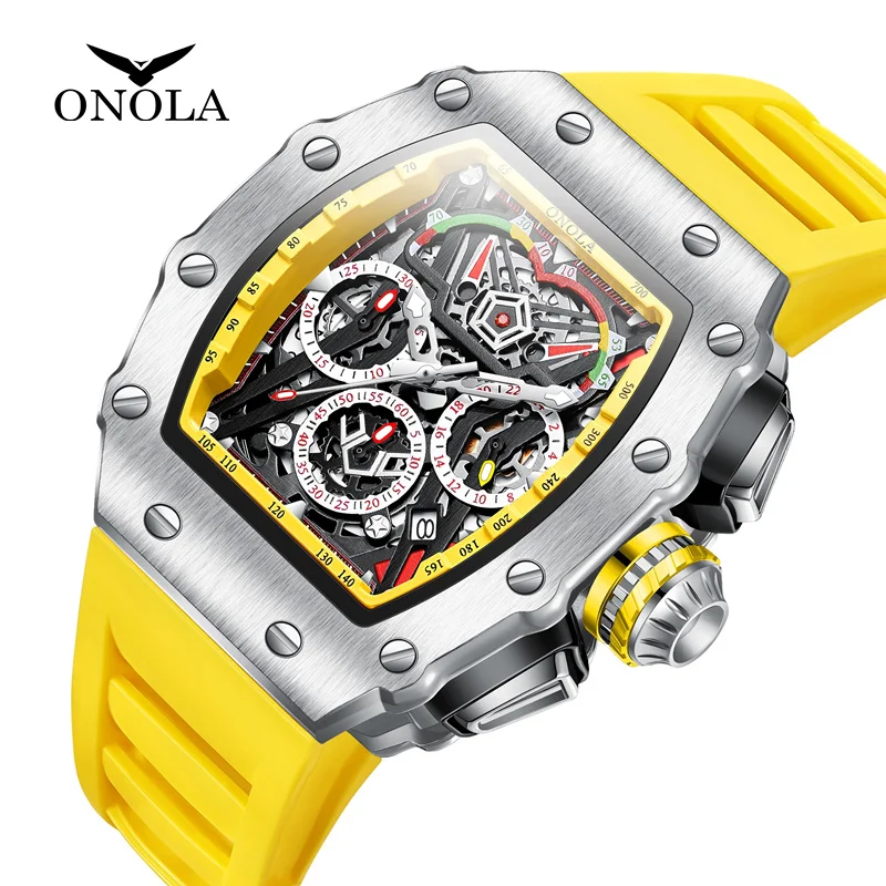 Top Trends: ONOLA Classic Luxury Watch For Men Fashion Leisure Business Chronograph Calendar Sports Waterproof Quartz Watches Shoppable Styles