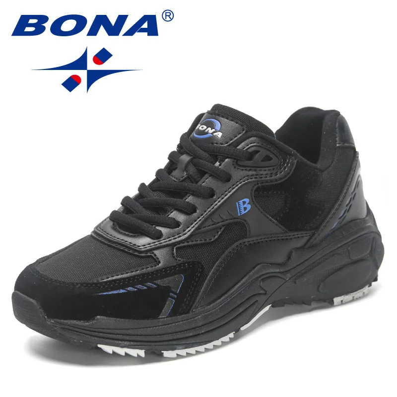 Top Trends: BONA 2023 New Designers Running Shoes Breathable Outdoor Sports Shoes Men Lightweight Lace-UP Sneakers Comfortable Mansculino Shoppable Styles