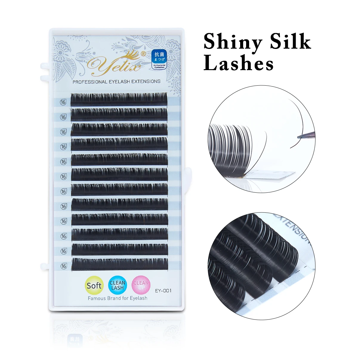 Top Trends: Silk Lash Extension Individual Lashes Professionals Eyelash Extension Soft Russian Volume Eyelashes Natural Faux Cils Makeup Shoppable Styles