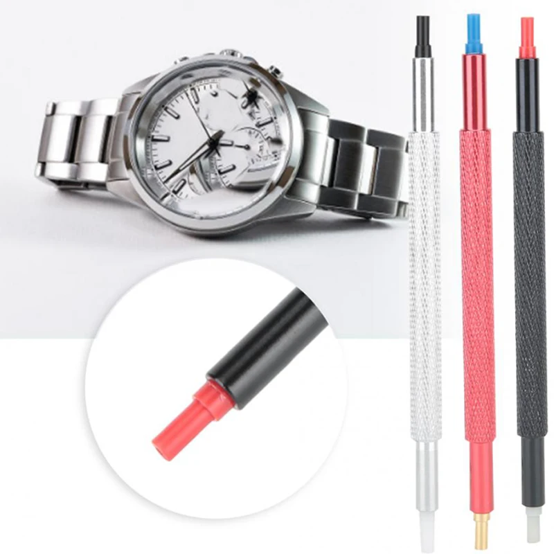 Top Trends: 1 / 3 / 5 / 6 / 9PCS Watch Hand Pressers Pusher Fitting Set Kit Watchmakers Watch Repair Tool Kit Double-ended Needle Pen And Needle Set Shoppable Styles