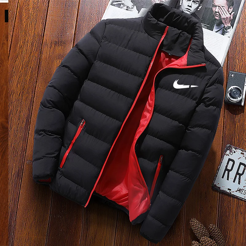 Top Trends: Winter Fashion New Men'S Zipper Stand Collar Cotton Jacketcasual Thickened Warm Parka Hip-Hop Street Men'S Jogging Sports Jacket Shoppable Styles