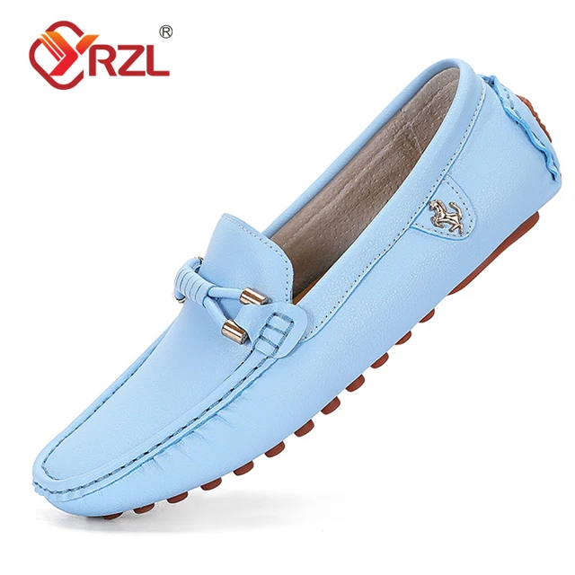 Top Trends: YRZL Loafers Men Handmade PU Leather Loafers For Men Casual Driving Flats Shoes Comfortable Slip-on Moccasins Men Loafer Shoes Shoppable Styles