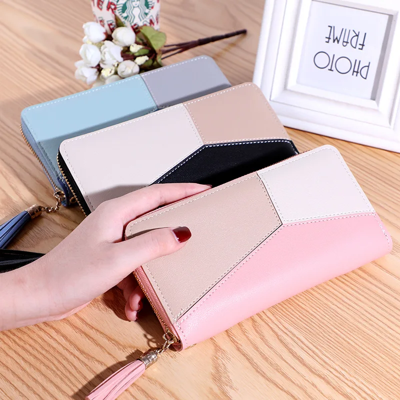 Top Trends: Fashion Wallets Zipper Coin Purse Lady Long Short Purses Handbags Women Clutch Cards Holder PU Leather Moneybag Billfold Wallet Shoppable Styles