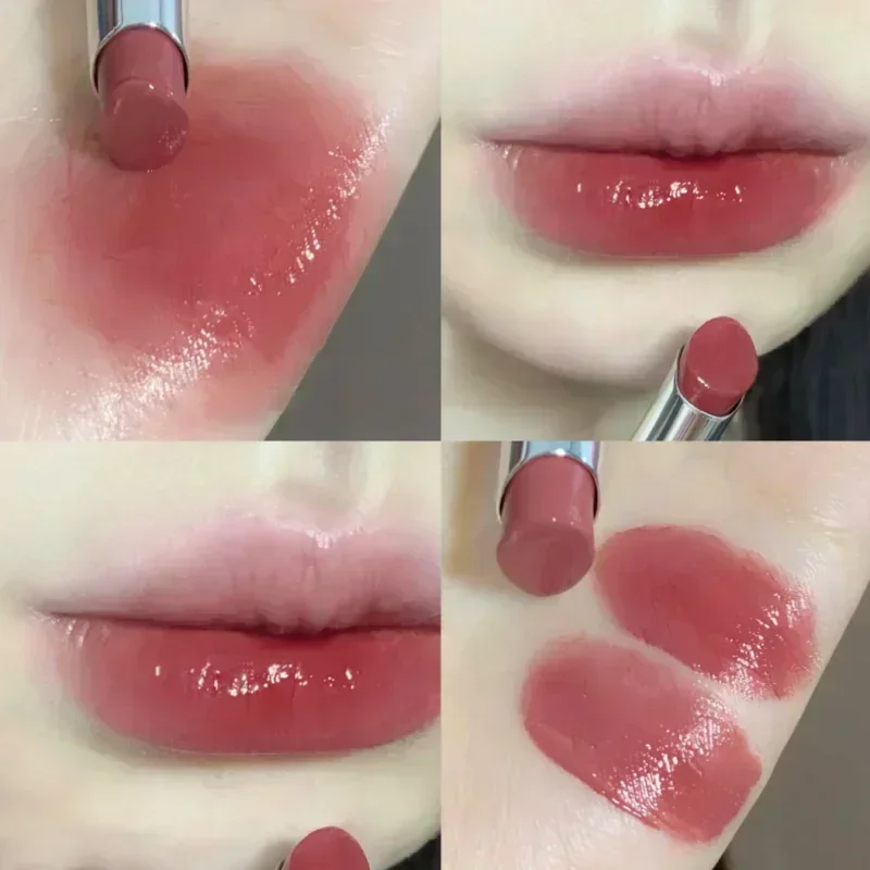 Top Trends: Jelly Tinted Lip Balm Makeup Moisturizing Cherry Peach Non-Stick Cup Anti-cracking Red Lipstick Repairing Lips Care Cosmetics Shoppable Styles - Image 3