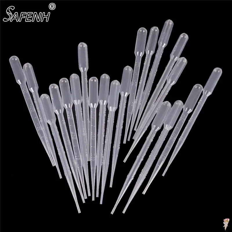 Top Trends: 4 / 20pcs Disposable Plastic Squeeze Transfer Pipettes Dropper For Silicone Mold UV Epoxy Resin Jewelry Making 3ML Shoppable Styles