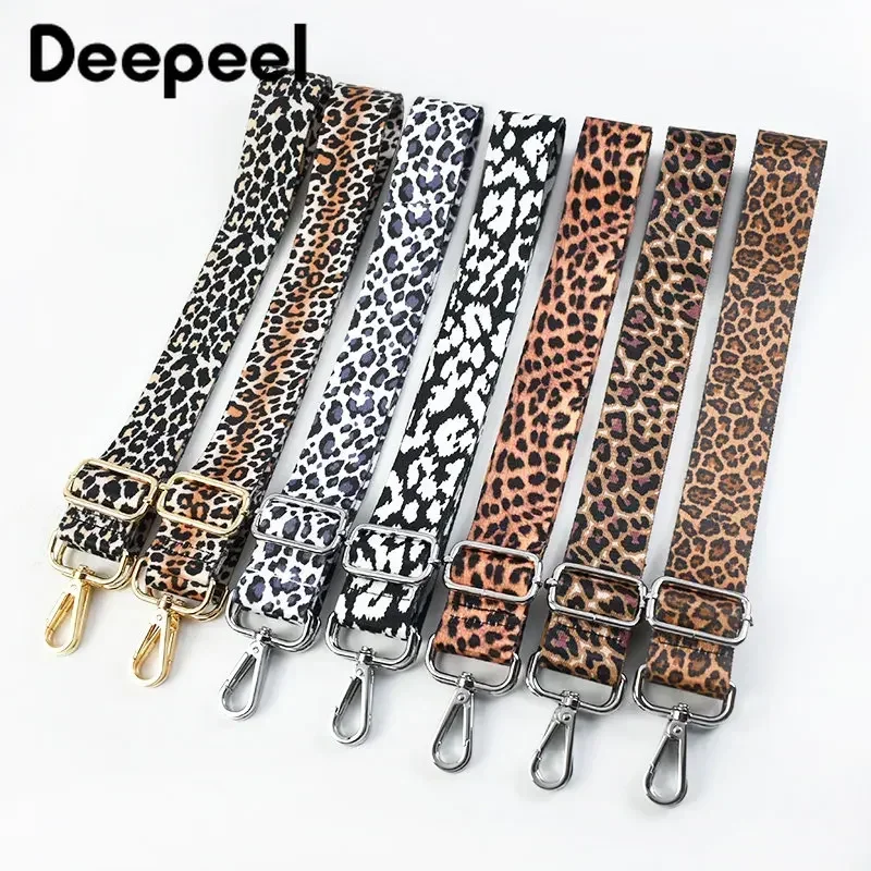 Top Trends: Deepeel 3.8cm Leopard Print Wide Shoulder Straps Wallet Tapes 80-140cm Adjustable Crossbody Women&#039;s Long Bags Strap Accessories Shoppable Styles