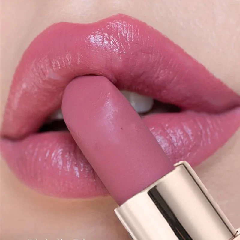 Top Trends: Nude Matte Lipstick Waterproof Long Lasting Non-stick Cup Lip Stick Not Fading Sexy Red Pink Velvet Lipsticks Makeup Cosmetics Shoppable Styles