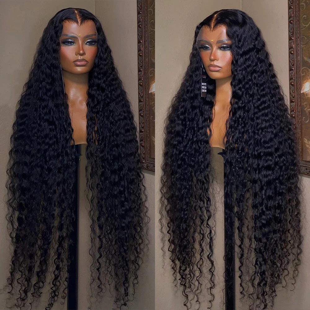 Top Trends: 30 40 Inch Loose Deep Wave Frontal Wig 13x6 Hd Lace Curly Human Hair Wig 13x4 Water Wave 360 Full Lace Front Wig Pre Plucked Shoppable Styles