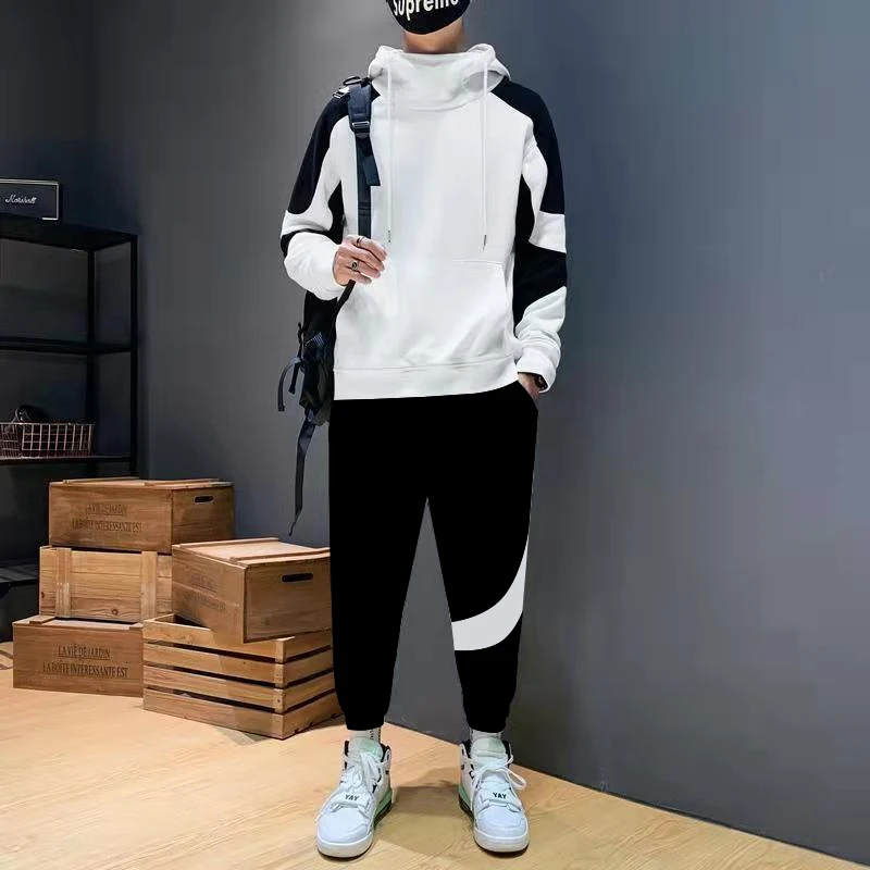 Top Trends: Men Tracksuits Sports Outdoor Gyms Sweatshirt Spring Autumn Polyester Jacket Pants Casual Mens Tracksuit Sportswear 2 PCS Sets Shoppable Styles