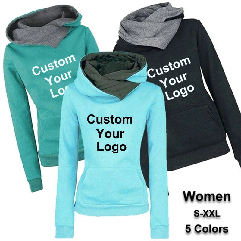 Top Trends: Autumn And Winter Ladies Hoodies Women&#039;s Custom Your Logo Hoodies Long Sleeve Hooded Sweatshirts Pullover Jumpers Shoppable Styles