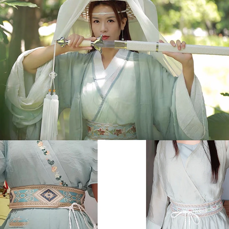 Top Trends: Japanese Kimono Traditional Obi Belt Embroidery Wide Belt Literary Retro Mori Ethnic Style Hanfu Dress Decor Tassel Waist Belt Shoppable Styles - Image 3