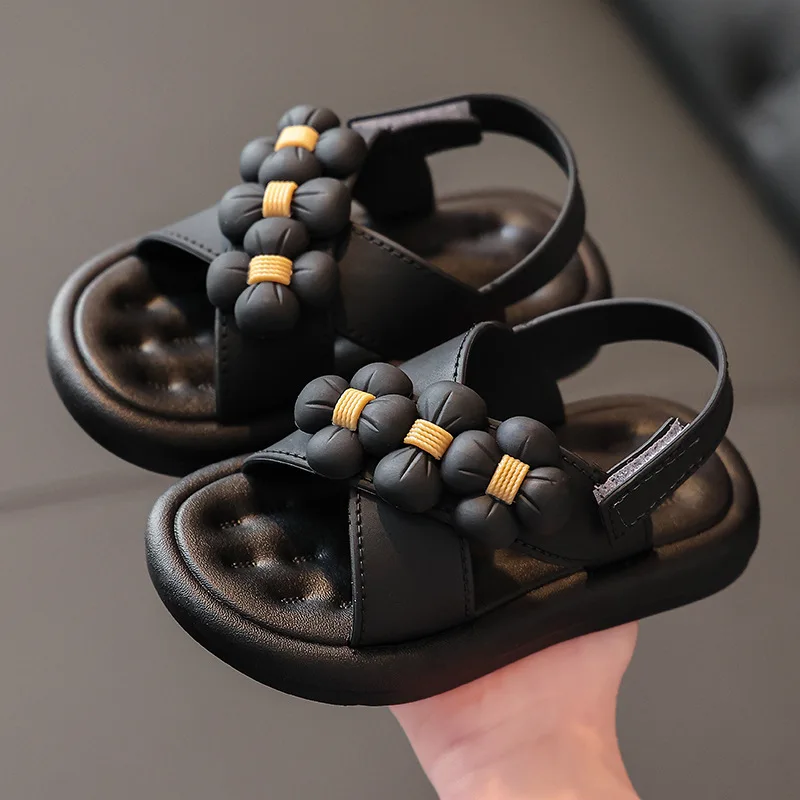 Top Trends: New Girl Sandals Toddler Sandals Summer Fashion Kids Baby Girls Big Pearl Princess Sandals For Little Big Girl's Shoes 2-9 Years Shoppable Styles - Image 5