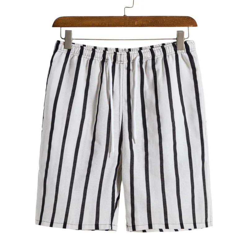 Top Trends: Shorts For Men Fashion Korean Style Summer Shorts Striped Men Streetwear Slim Fit Printing Short Striped Shorts Homme 2023 Shoppable Styles