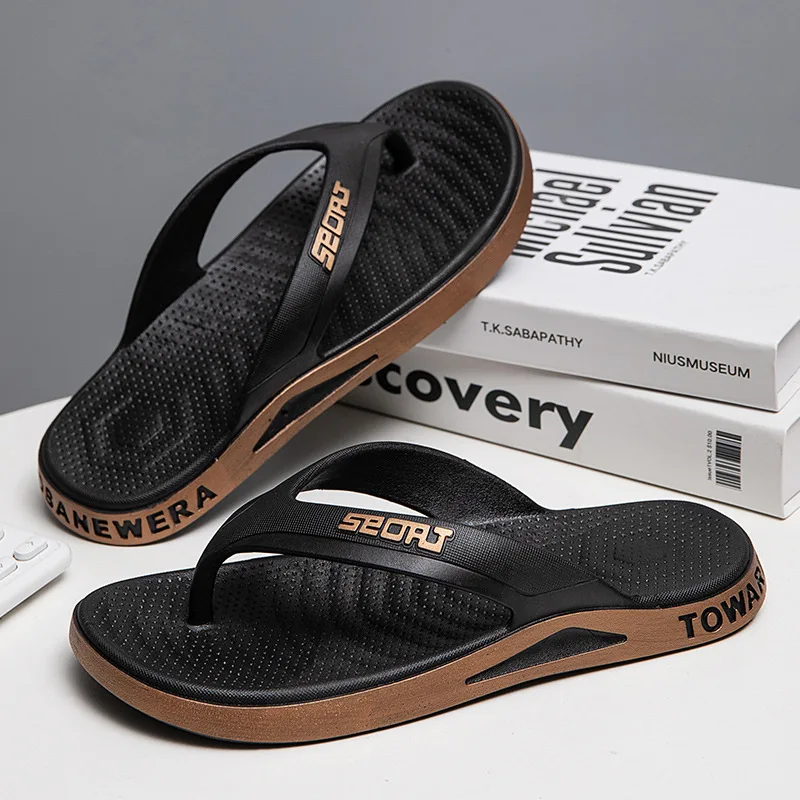 Top Trends: Men's Flip-flops Summer Shoes Sandals Slippers Anti Slip Summer Sneaker Slippers Fashion Man Slippers Beach Flip-flops Sandals Shoppable Styles