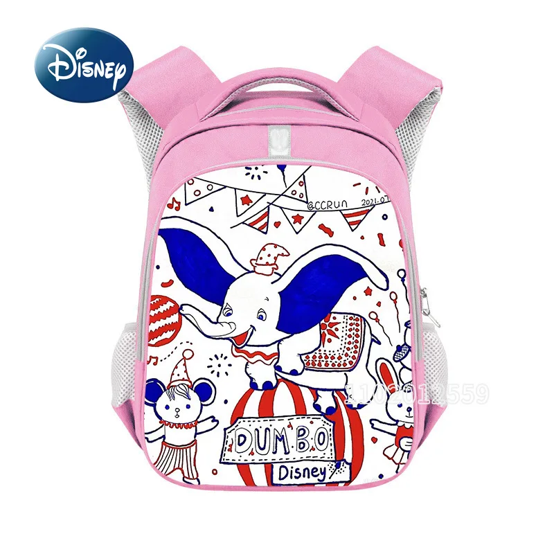 Top Trends: Disney Dumbo New Girls' School Bag Luxury Brand Girls' Backpack Cartoon Cute Girls' School Bag Lightweight And Large Capacity Shoppable Styles - Image 3