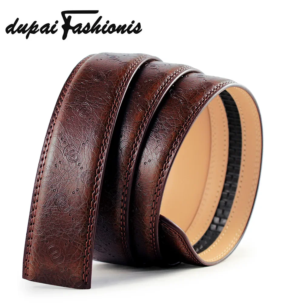 Top Trends: DUPAI FASHIONIS Cowskin Belts Without Buckle 3.5cm Wide Real Genuine Leather Belt Body Men Cowboy Leather Belt No Buckle Shoppable Styles