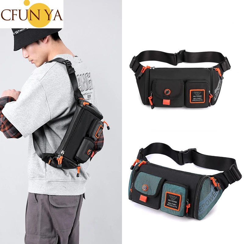 Top Trends: CFUN YA 2023 New Waist Bags For Men Nylon Fanny Daypack Casual Women's Chest Bags Boys Belt Pouch Travel Hip Bag Sport Purse Shoppable Styles