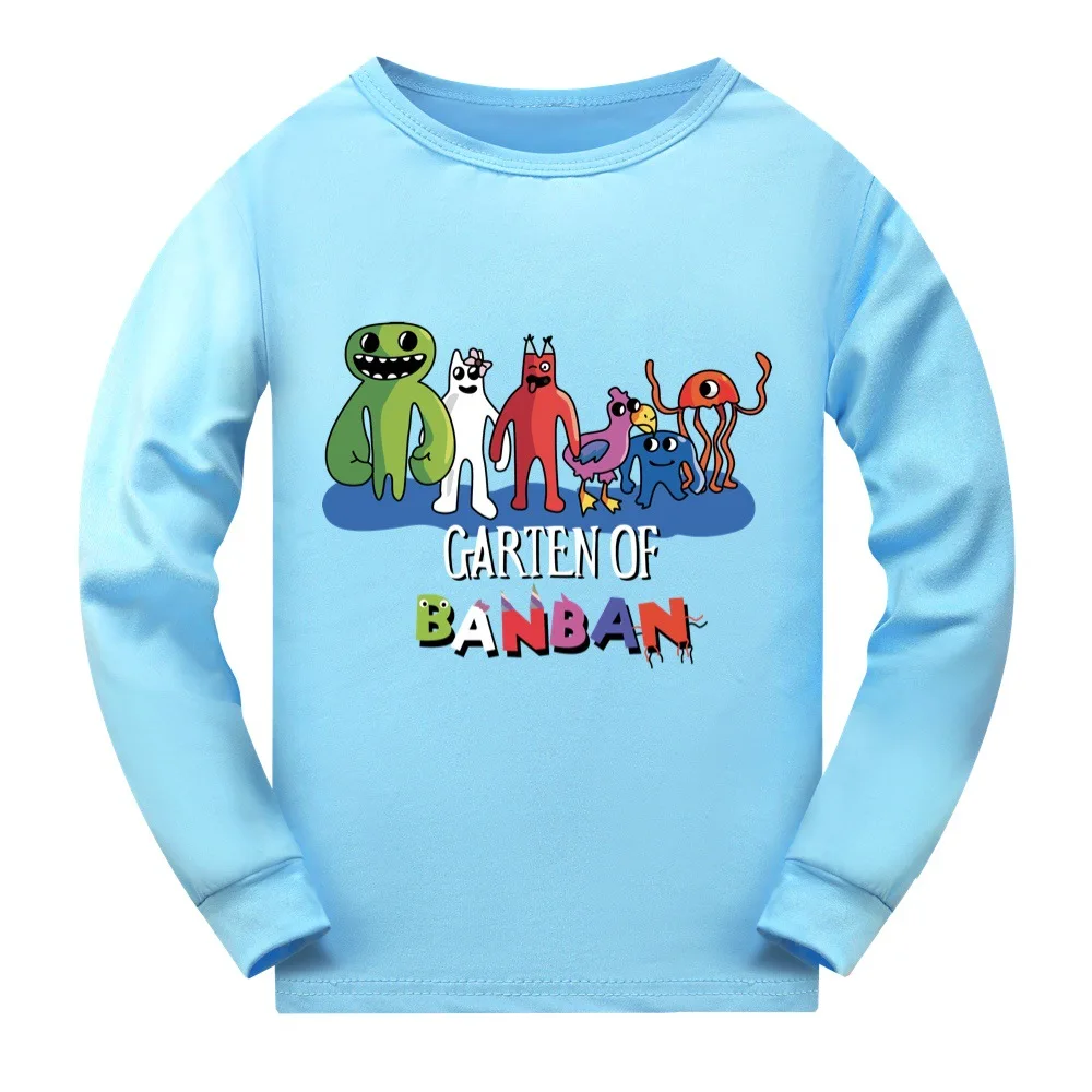 Top Trends: New Garden Of Banban Tshirt Kids Cartoon Garten Ban Ban T-shirt Toddler Girls Casual Innerwear Baby Boys Long Sleeve Pajama Tops Shoppable Styles