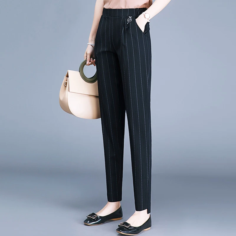 Top Trends: Korean High Waist Harun Pants Women&#039;s Loose 2023 Spring And Autumn Radish Pants Versatile Fat MM Middle And Old Age Casual Pants Shoppable Styles