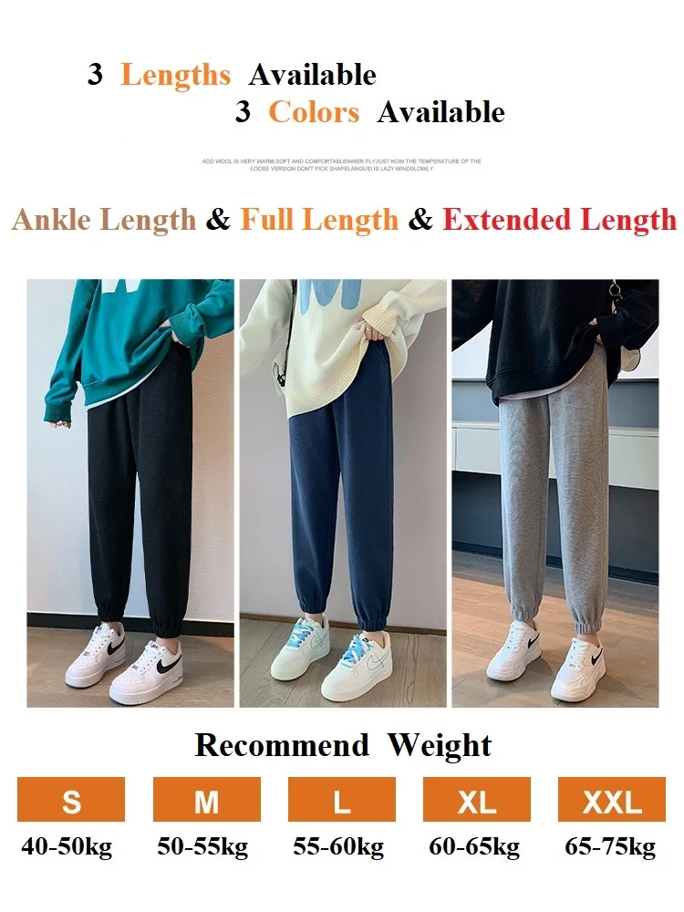 Top Trends: Women Pants Sweatpants Casual Harem Pants Woman Clothes Traf Korean Style Loose Pantalones Mujer Ladies Bottom Capris Joggers Shoppable Styles - Image 5