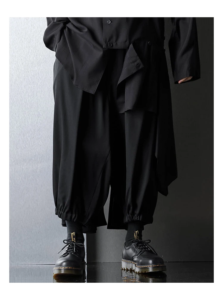 Top Trends: Elastic Waist Yohji Pants Yohji Yamamotos Unisex Wide Leg Pants Owens Pants Dark Style Pants For Man&#039;s Clothing Shoppable Styles