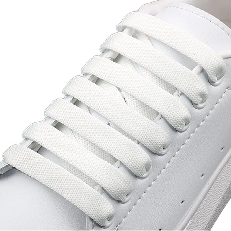 Top Trends: Gradient Color Shoelaces Rainbow Shoelace MCQ Classic Casual White Shoes Flat Laces Unisex Precision Weaving 100CM 6 Colors Shoppable Styles