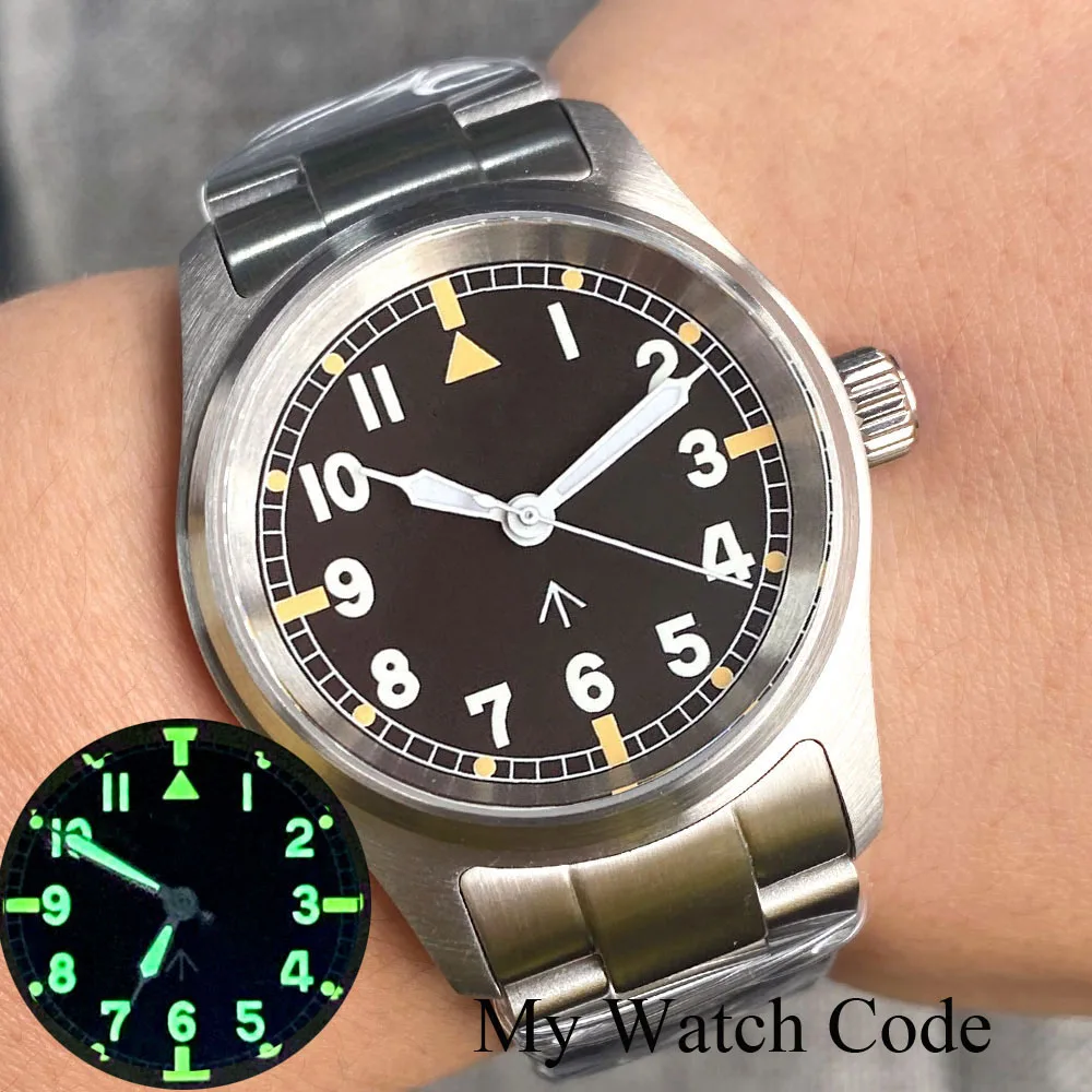 Top Trends: NH35 Tandorio Steel Diving 36mm Mechanical Watch For Men 20bar Waterproof Steel Bracelet Lady Sport Clock PT5000 Diver Retro Shoppable Styles