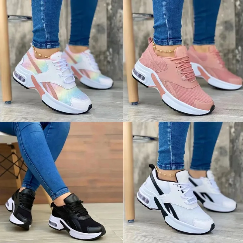 Top Trends: Autumn Women Sports Shoes Ladies Outdoor Running Shoes Mesh Breathable Women Sneakers Tennis Shoes Female Casual Sneakers 2023 Shoppable Styles