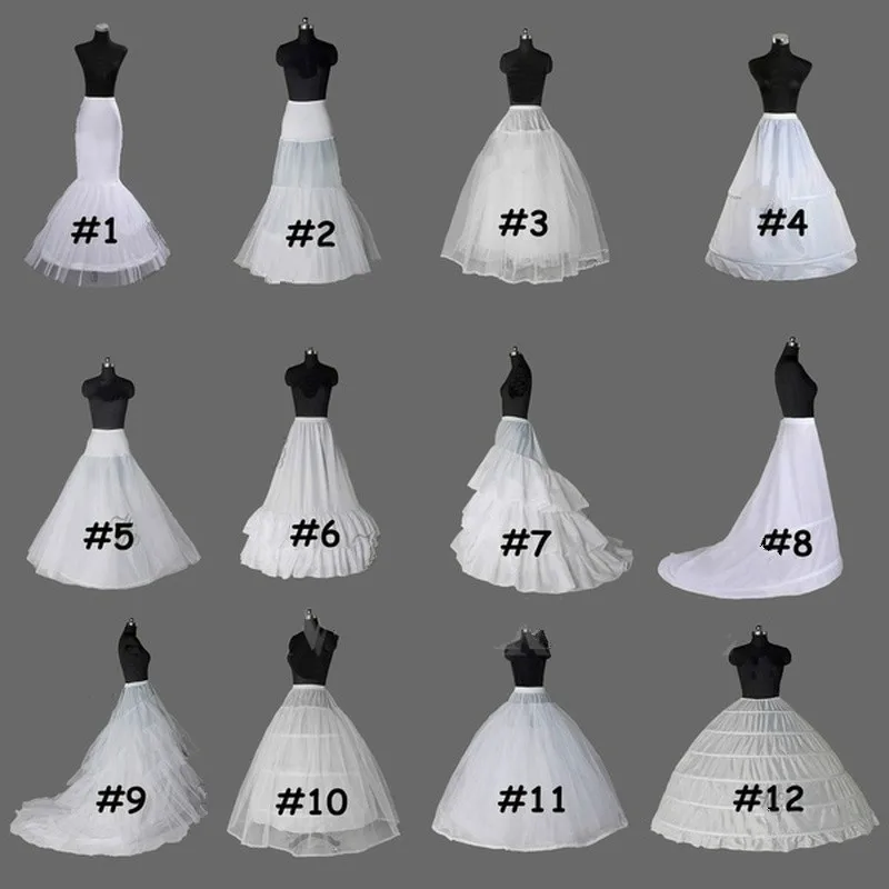 Top Trends: Petticoat1--12 # Crinoline Hoopless Underskirt Wedding Petticoat Fishtail Mermaid Prom Shoppable Styles