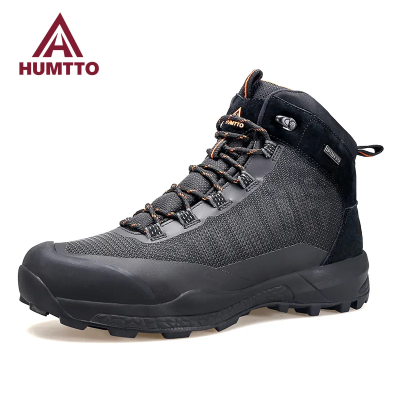 Top Trends: HUMTTO Winter Hiking Boots Waterproof Shoes For Men Luxury Designer Outdoor Safety Mens Sneakers Sports Trekking Trainers Male Shoppable Styles