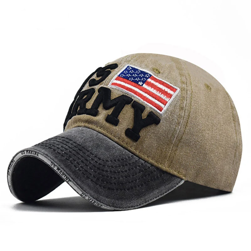 Top Trends: Men Women Baseball Cap USA Flag 3D Embroidery Outdoor Sports Snapback Army Fans Hip Hop Cotton Tactical Summer Sun Hats EP0384 Shoppable Styles